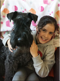 Kerry Blue Terrier de La Cadiera. 