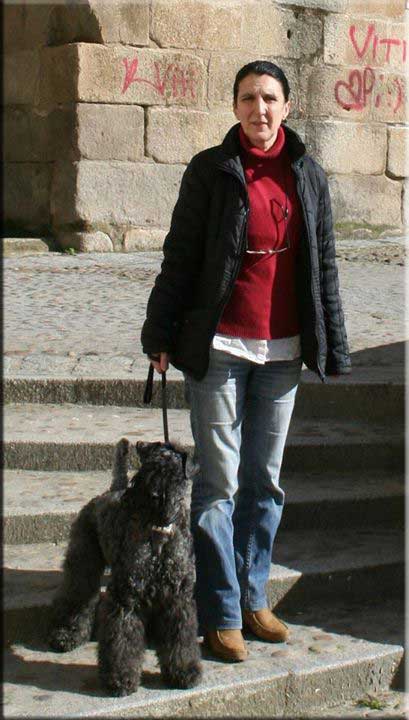 Kerry Blue Terrier de La Cadiera. 